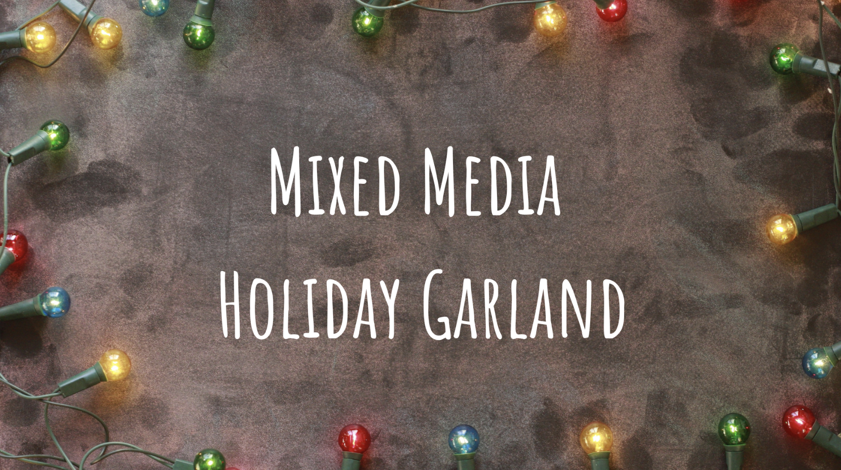 Event image Mixed Media Holiday Garland